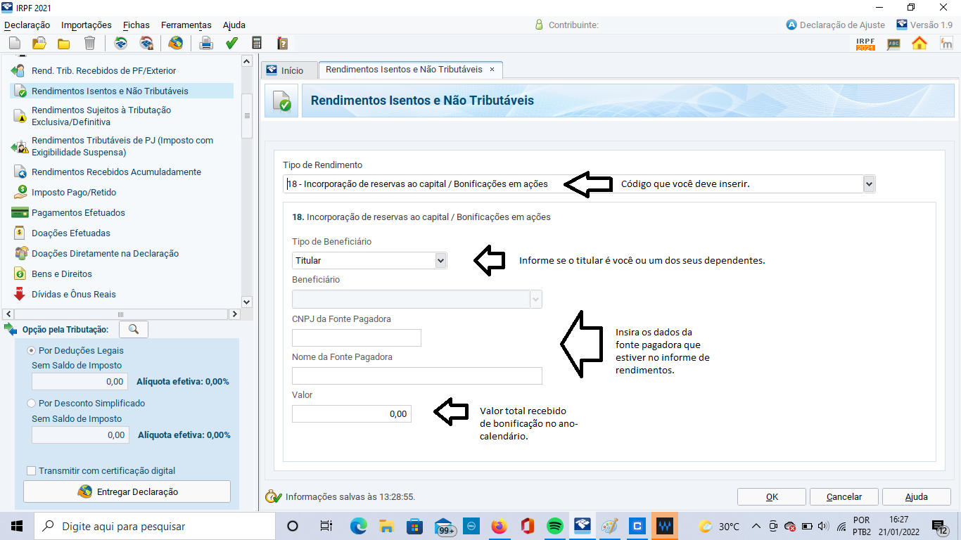 Como Declarar Bonifica O De A Es No Imposto De Renda Blog Do Ir